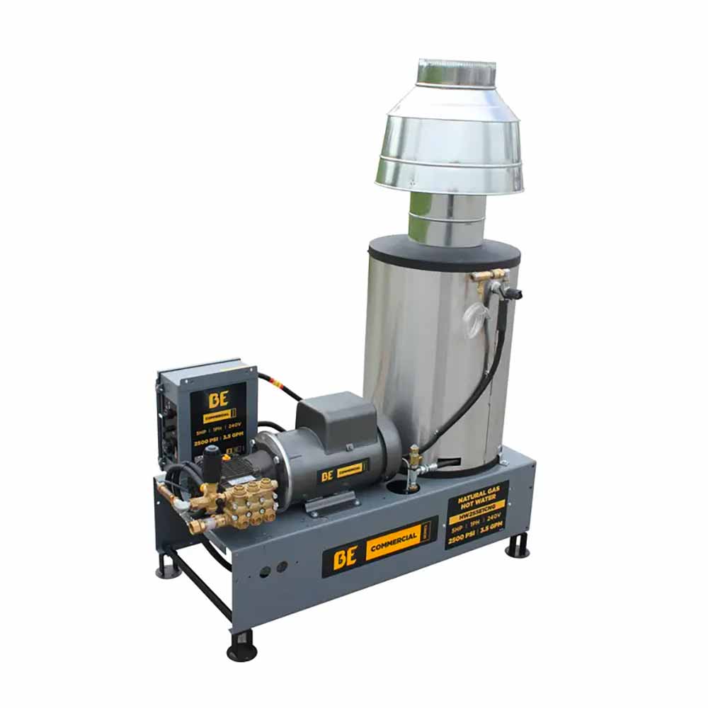 LAVEUSE PRESSION ÉLECTRIQUE À EAU CHAUDE, 240V, 2500PSI 3.5GPM ...